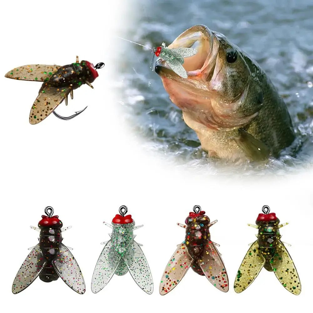 Realistic Fly Fishing Lures Set – Hand-Tied Topmouth Culter Bait –