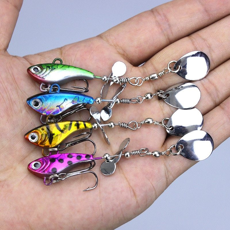 bling string fishing lure Lead Fish-Shaped with Rotating Sequin – Perfect for Bass, Pike & Trout – The Thundermist Stingeye Spinner Outdoor & Nature Extra Large Hawaiian Koa Style:PRXLT3000-C