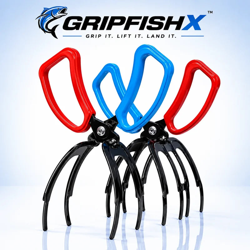 GripFishX™ Fish Gripper – Multi-Claw Fish Controller for Safe & Easy Handling –