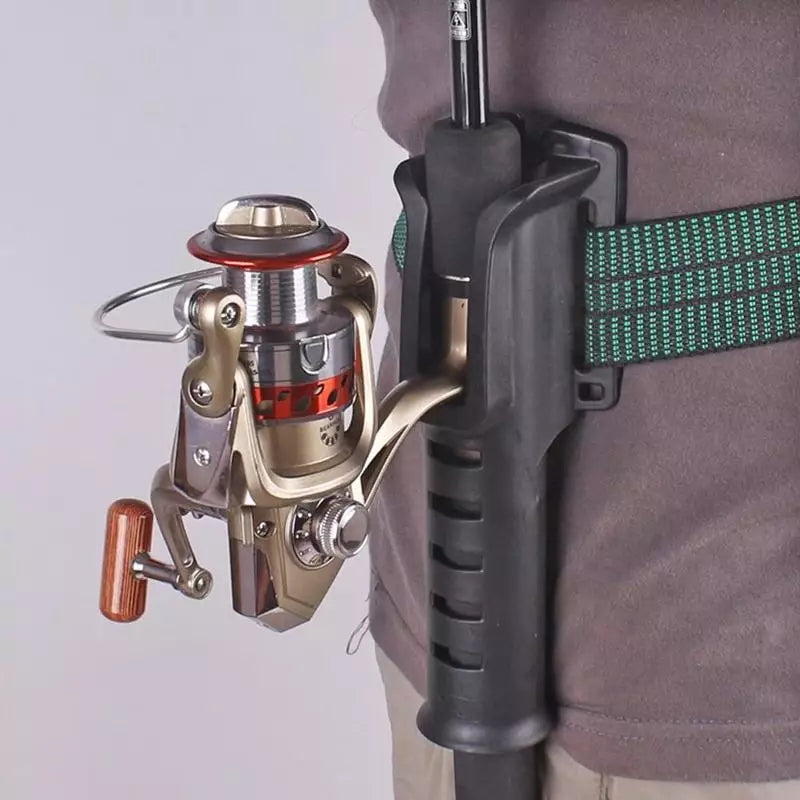 Premium fishing rod holder for waist, designed for easy access and secure rod placement.