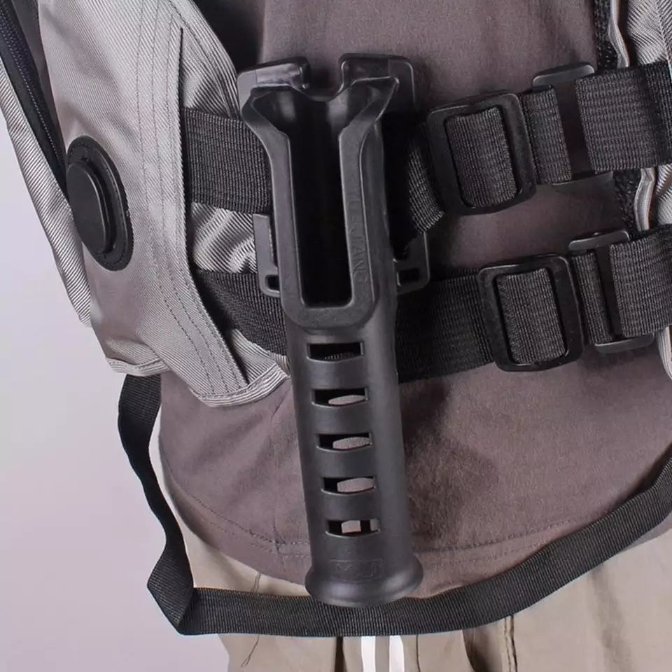 Secure and durable fishing rod holder belt, ideal for anglers who need extra stability and hands-free fishing.