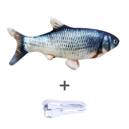 Electric Jumping Fish Toy – No Catnip