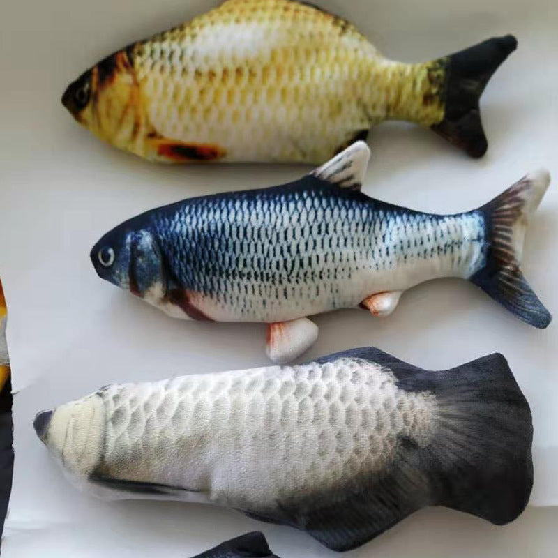 Electric Jumping Fish Toy – No Catnip