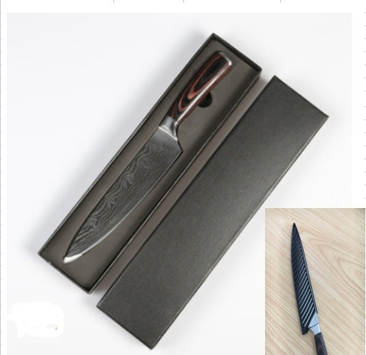 Professional slicing knife chefs kitchen