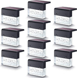 Waterproof New RGB LED Solar Light Step Fence Light