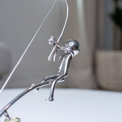 Fisherman Balancing Sculpture