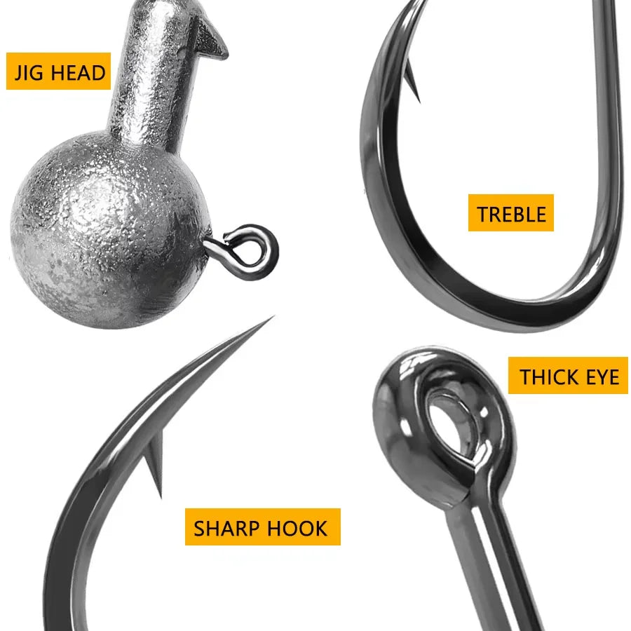 Lead Hook Lua Soft Round Crank Fishing Tackle