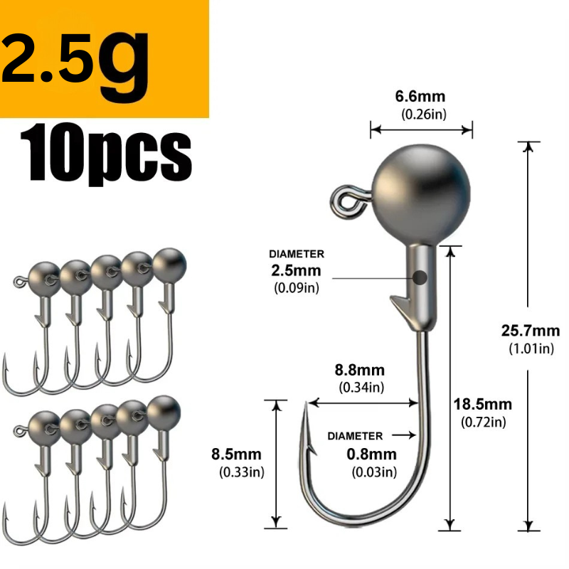 Lead Hook Lua Soft Round Crank Fishing Tackle