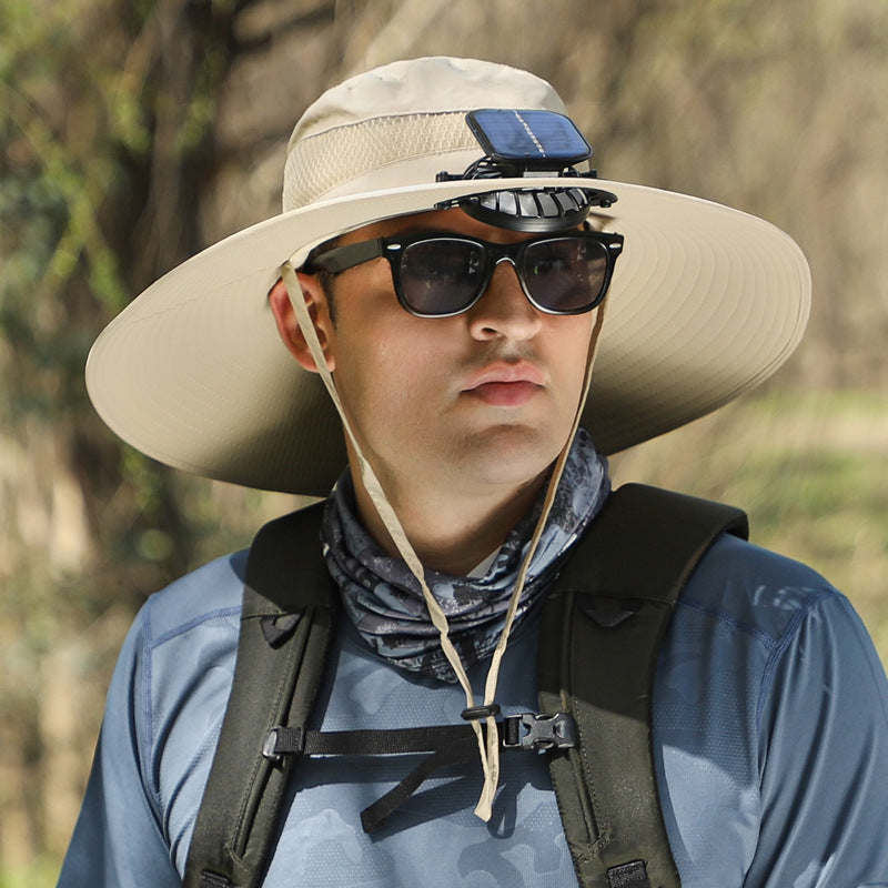 Solar Cooling Fan Hat