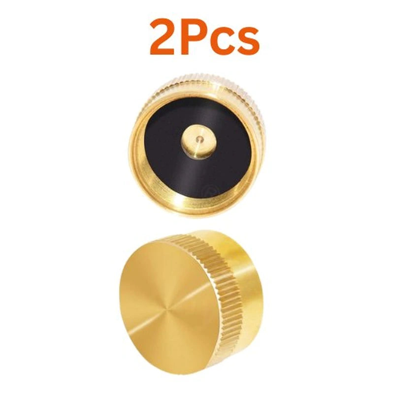 Two gold-colored components on a white background with '2Pcs' text above.