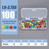 FlexiGrip Rubber-Coated Fishing Sinkers – 50pcs/100pcs