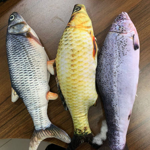 Electric Jumping Fish Toy – No Catnip