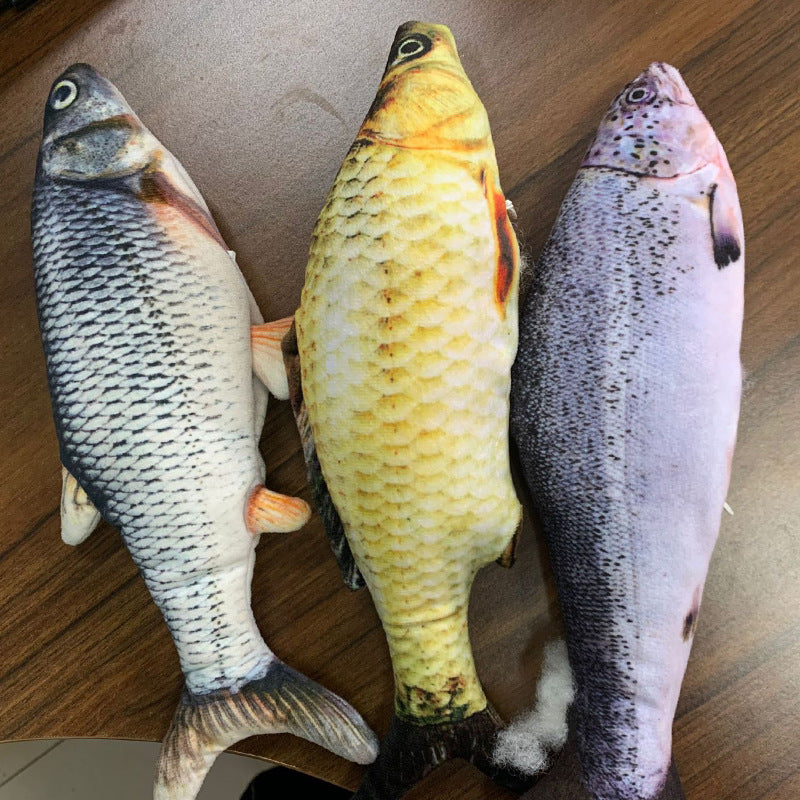 Electric Jumping Fish Toy – No Catnip