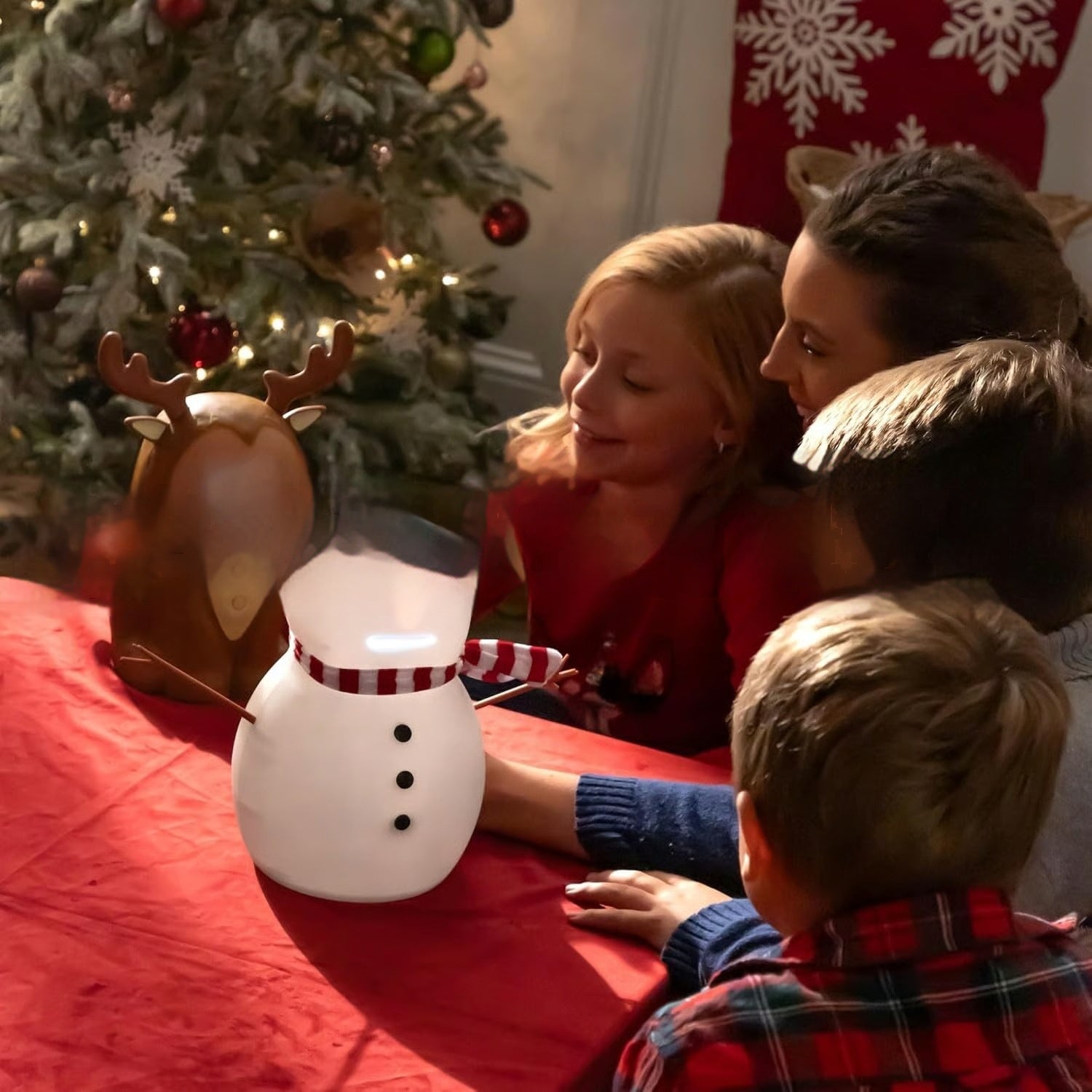 Talking Animation Blink Snowman Decorations