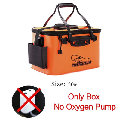 Foldable Waterproof Fishing Bucket-Live Fish Container