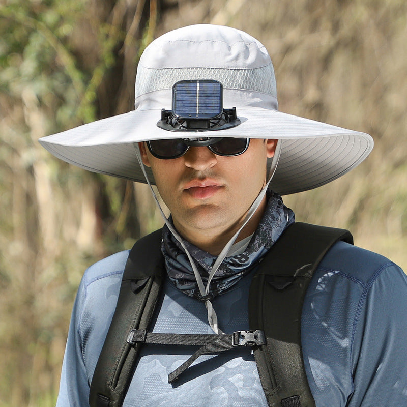 Solar Cooling Fan Hat