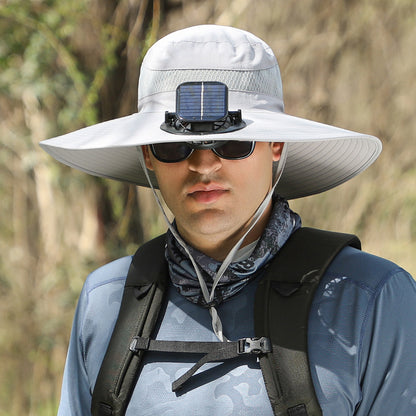 Solar Cooling Fan Hat