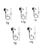 Lead Hook Lua Soft Round Crank Fishing Tackle