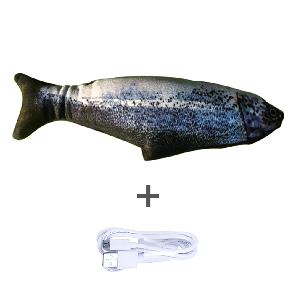 Electric Jumping Fish Toy – No Catnip