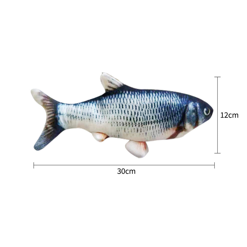 Electric Jumping Fish Toy – No Catnip