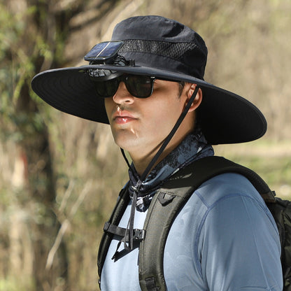 Solar Cooling Fan Hat