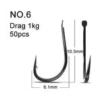 Barbed & Barbless Fishing Hooks