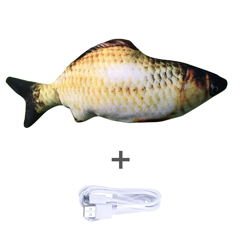 Electric Jumping Fish Toy – No Catnip