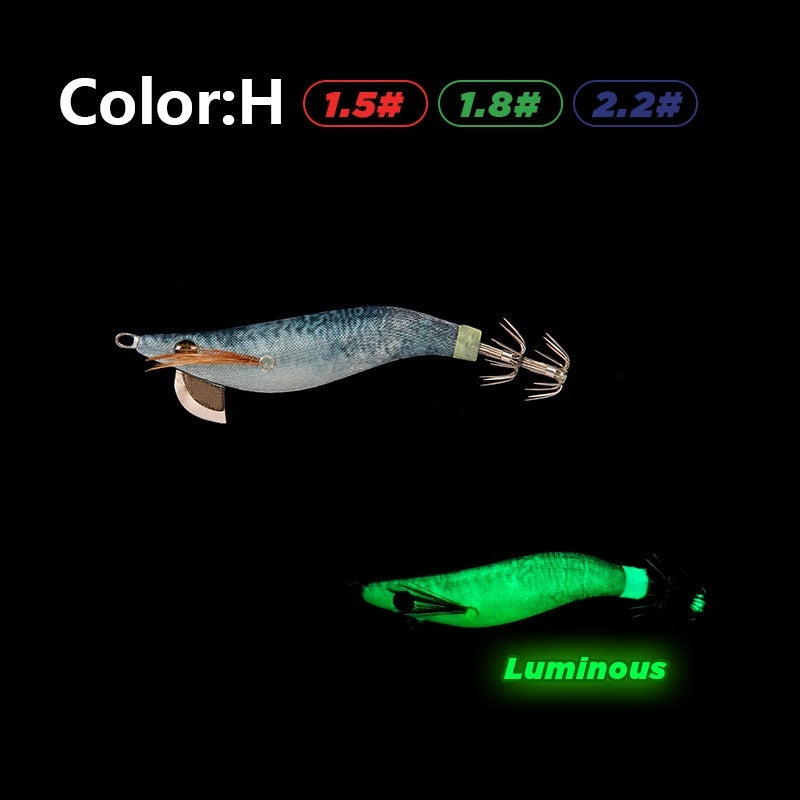 Wooden Shrimp Fishing Lure