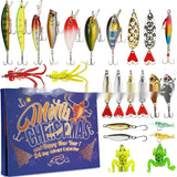 Fishing Advent Calendar Christmas Blind Box Bait Suit