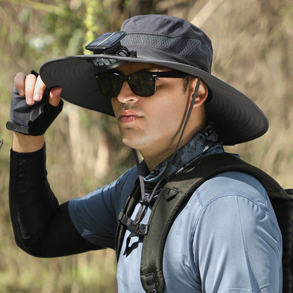 Solar Cooling Fan Hat
