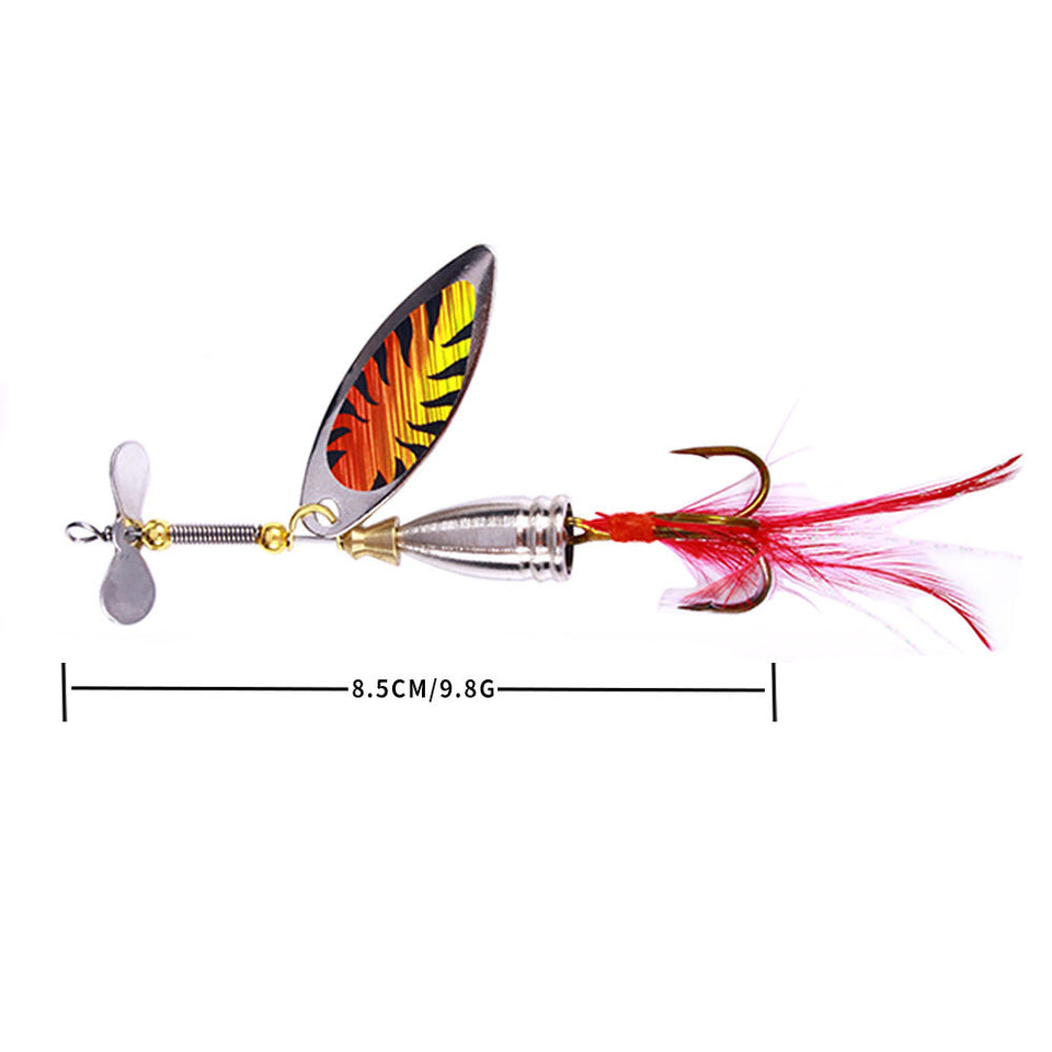 Spinner Spoon Bass Lure Metal Sequins