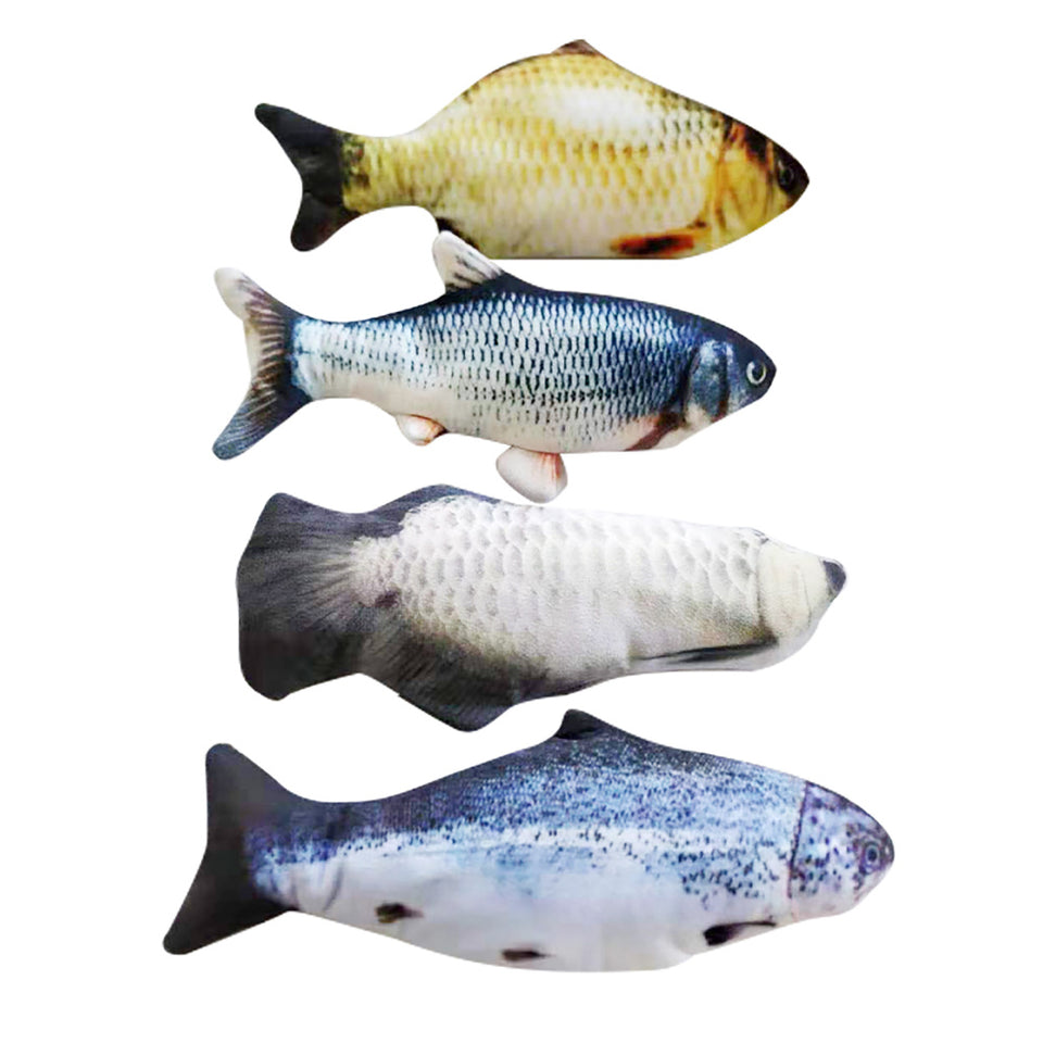 Electric Jumping Fish Toy – No Catnip