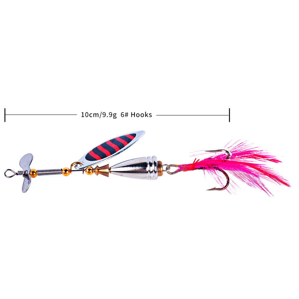 Spinner Spoon Bass Lure Metal Sequins