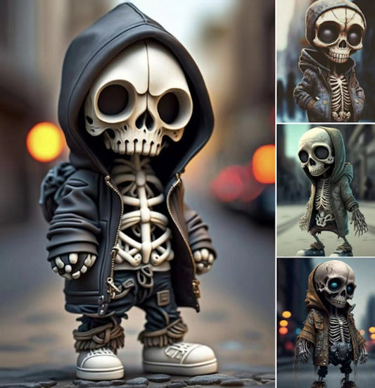 Cool Halloween Skeleton Figurine Ornaments