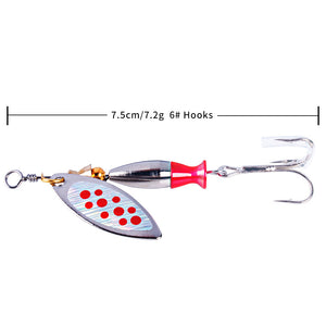 Spinner Spoon Bass Lure Metal Sequins
