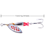 Spinner Spoon Bass Lure Metal Sequins