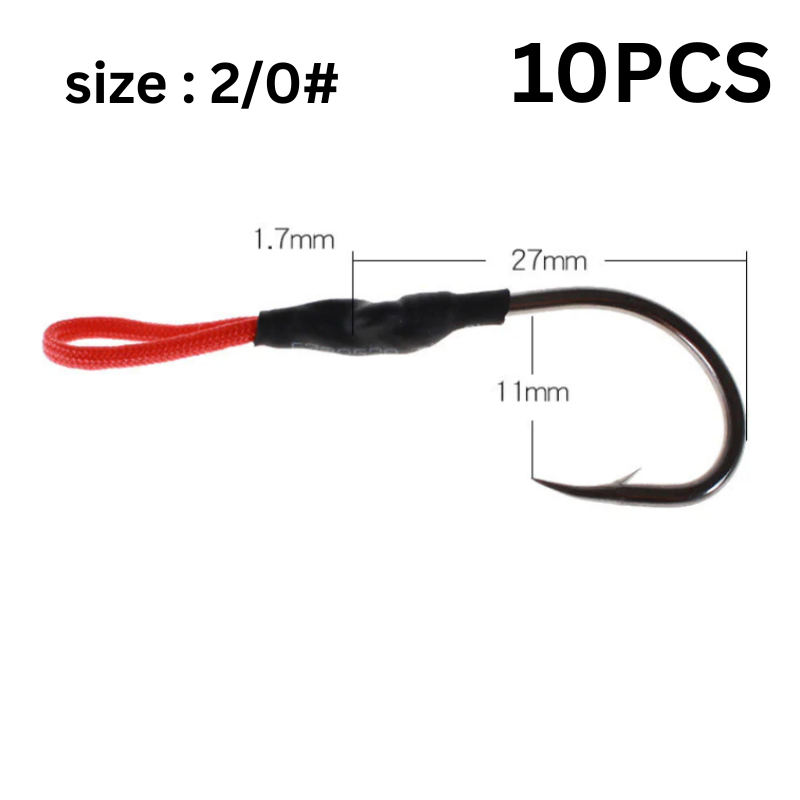 Large Black Bold Iron Plate Hook With Barbs