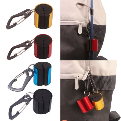 Angler using the Fishing Rod Clip Holder on a boat.
