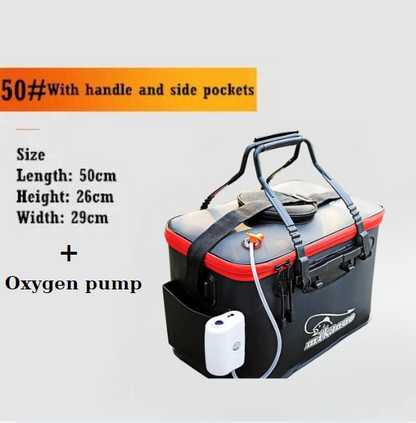 Foldable Waterproof Fishing Bucket-Live Fish Container