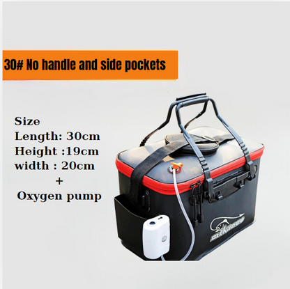 Foldable Waterproof Fishing Bucket-Live Fish Container