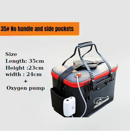 Foldable Waterproof Fishing Bucket-Live Fish Container