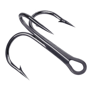 Durable high-carbon steel fishing hooks for sea fishing.