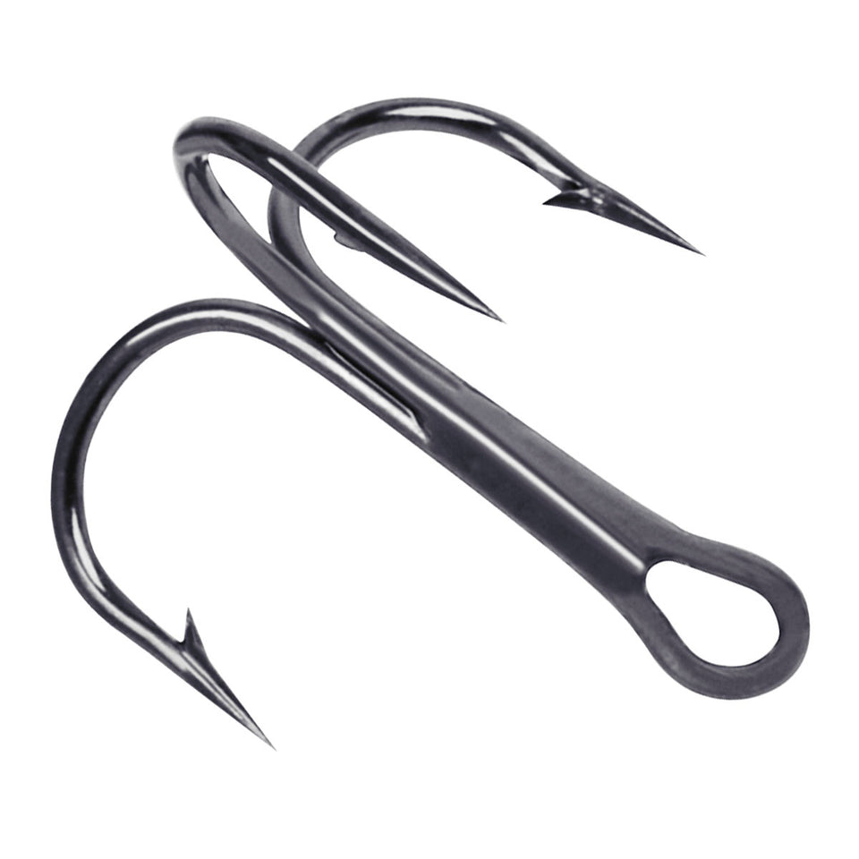 Durable high-carbon steel fishing hooks for sea fishing.