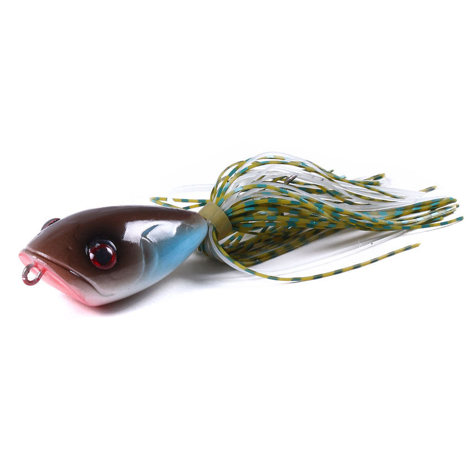 Durable plastic bait designed for attracting fish in various fishing environments