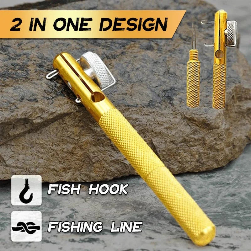 Fish Line Hook Tie Device for secure knot tying.