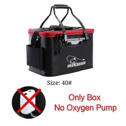 Foldable Waterproof Fishing Bucket-Live Fish Container