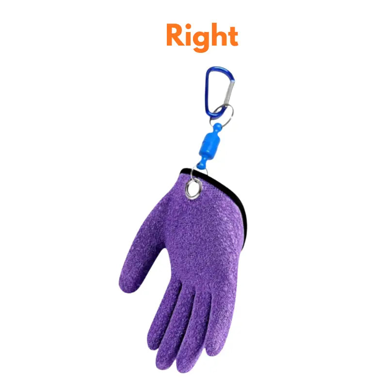 Fishing Catching Gloves with Magnet Release