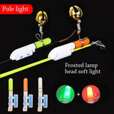 LED Fishing Rod Luminous Stick with Alarm