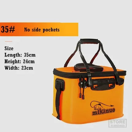 Foldable Waterproof Fishing Bucket-Live Fish Container