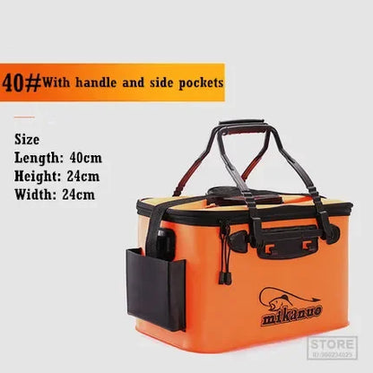 Foldable Waterproof Fishing Bucket-Live Fish Container